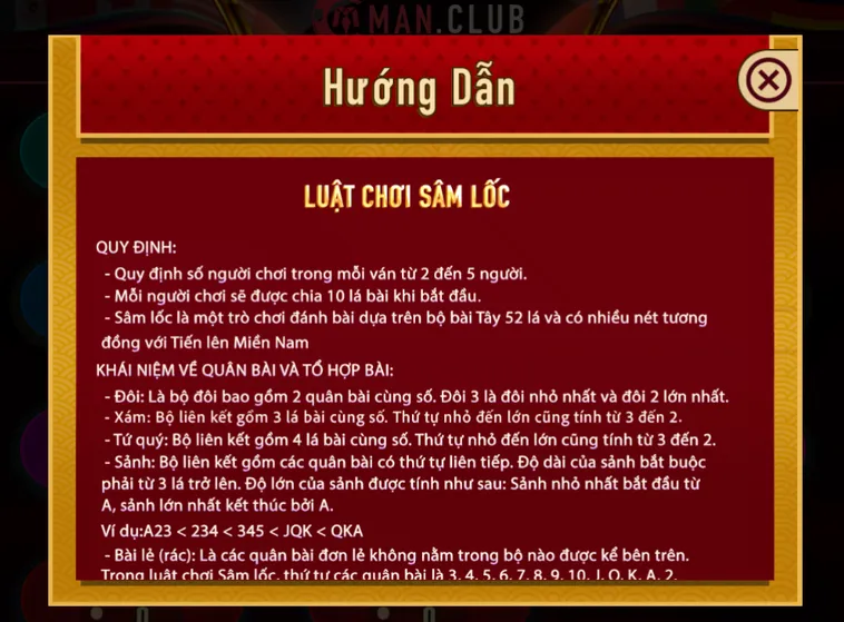 Sâm Lốc Solo Tại ManClub Đỉnh Cao Đối Kháng Cho Mọi Bài Thủ Chuyên Nghiệp
